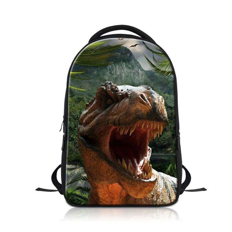 Men's Business Computer Backpack Outdoor Casual Travel Glacier Dinosaur Print Tablet Laptop Bag