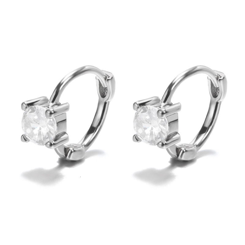 Free Shipping Designer Luxury Jewelry European And American New Style Elegant Moon Star Heart Zircon Combination Women's Earrings Personality Ear