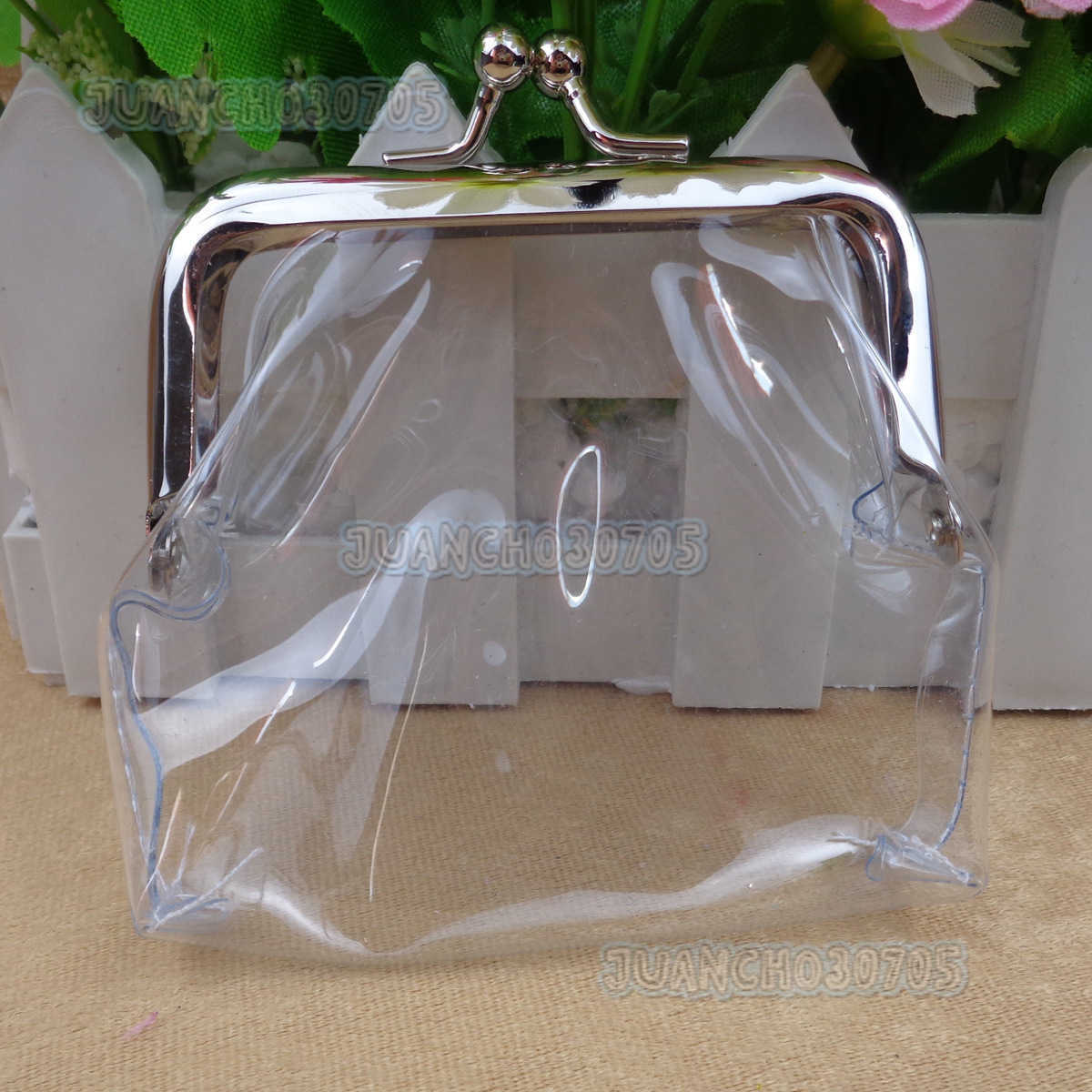 Transparent Coin Purse Bank Card Holder Key Wallet Coin Gift Bag H250806
