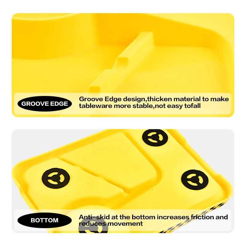 Childrens Feeding Dish Set of Dishes for Baby Stuff Suction Cup Plate Aesthetic Tableware for Kids Plates Utensils Dinner Kit X250806