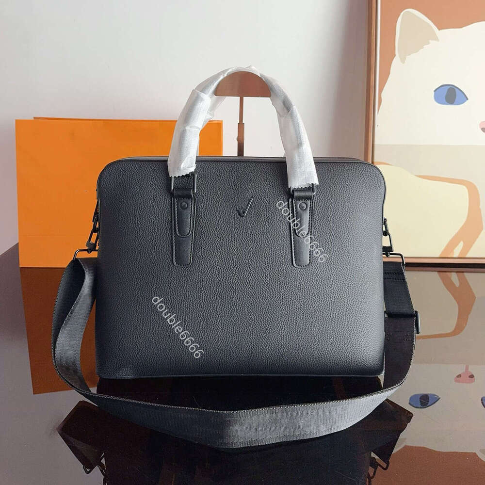 Luxury designer men's classic business bag messenger bag, briefcase travel bag document bag commuter bag handbag shoulder bag tablet and laptop bag document case
