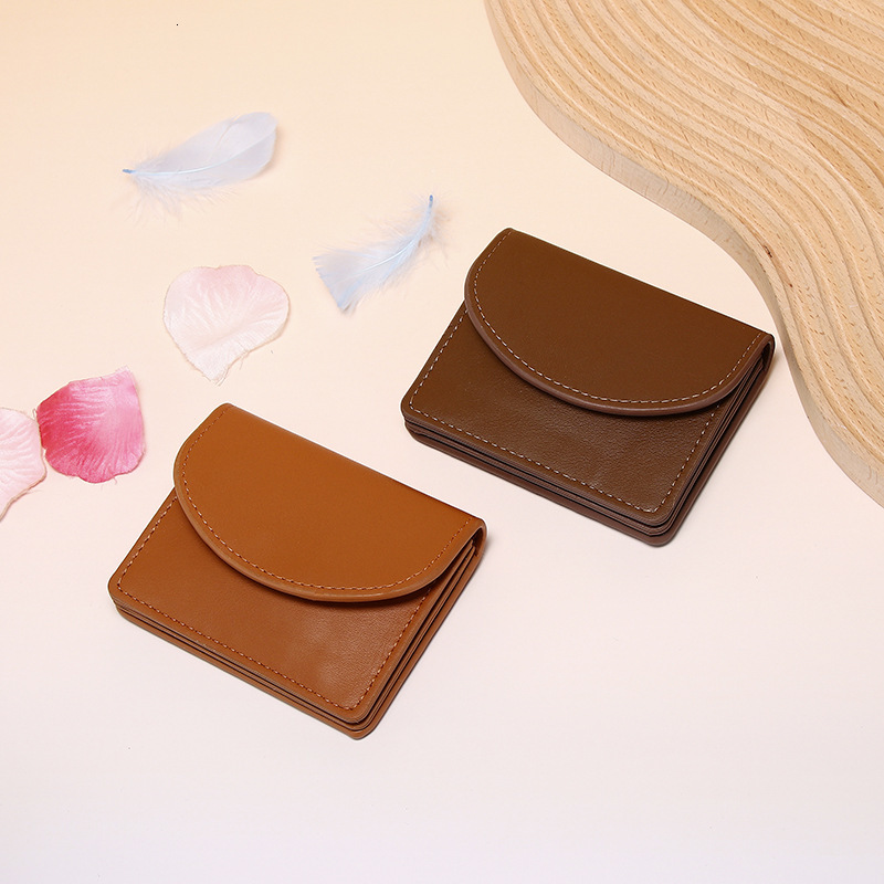 Dopamine Korean Style Ins Card Holder Solid Color Simple Bag Multifunctional Large Capacity Wallet