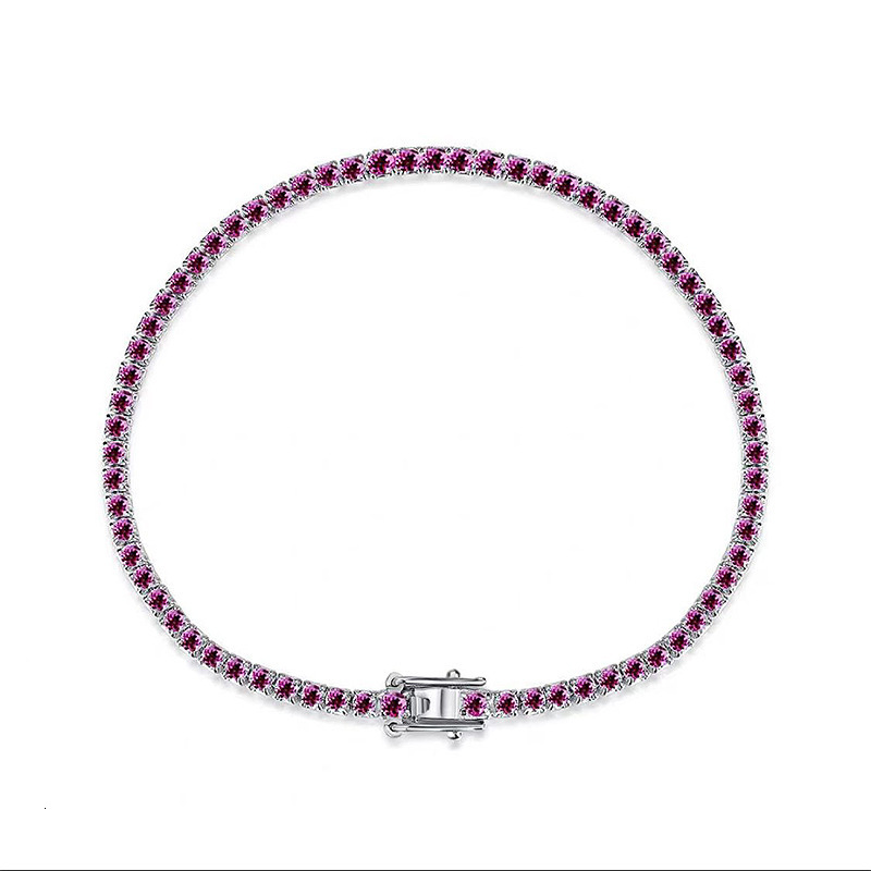 Hui Zhi Wing Jewelry New S Pure Sier Zircon Full Bracelet Fashion Style