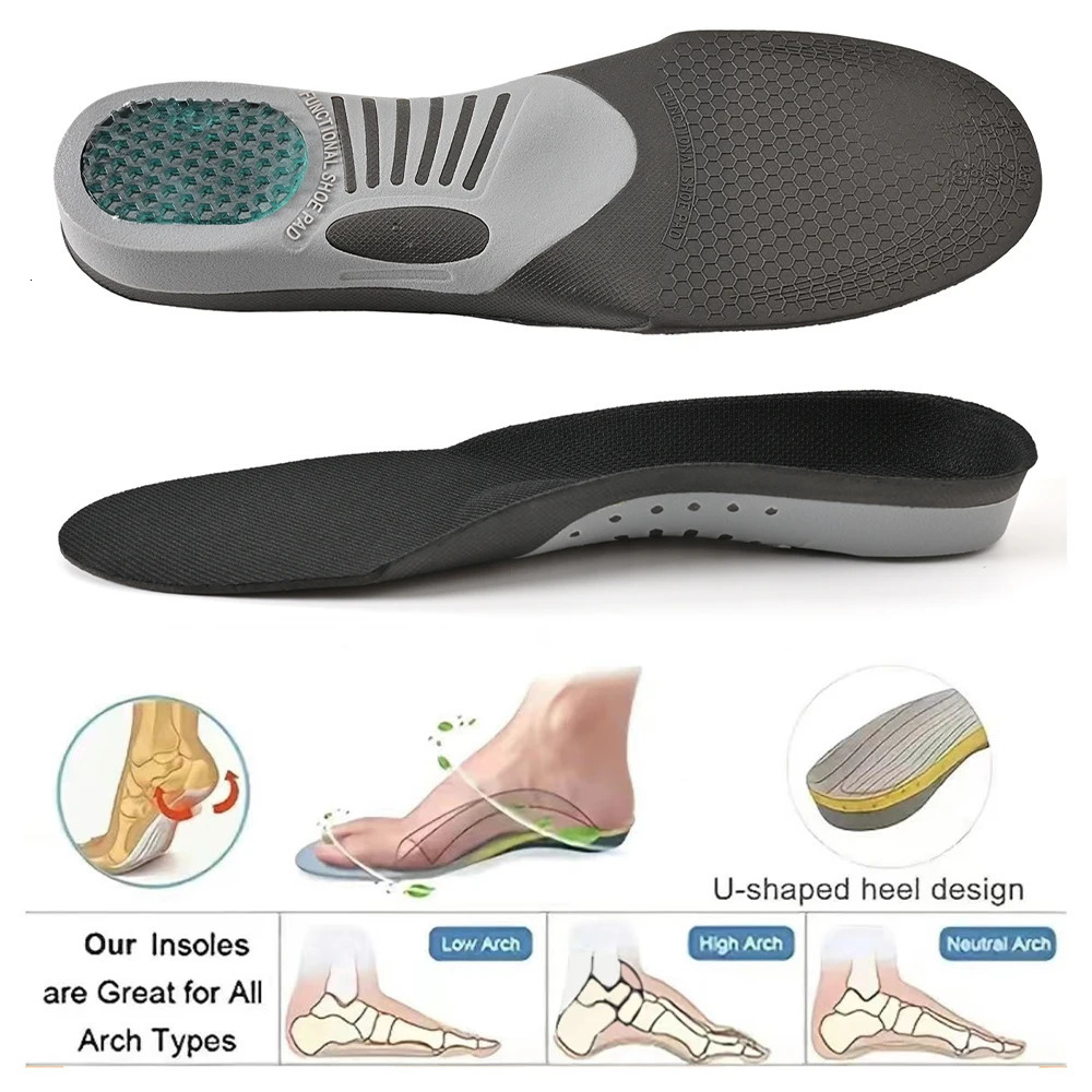 Ortic Insole Arch Support PVC Flat Foot Health Shoe Sole Pad insoles for Shoes insert padded Orthopedic insoles for feet 250805