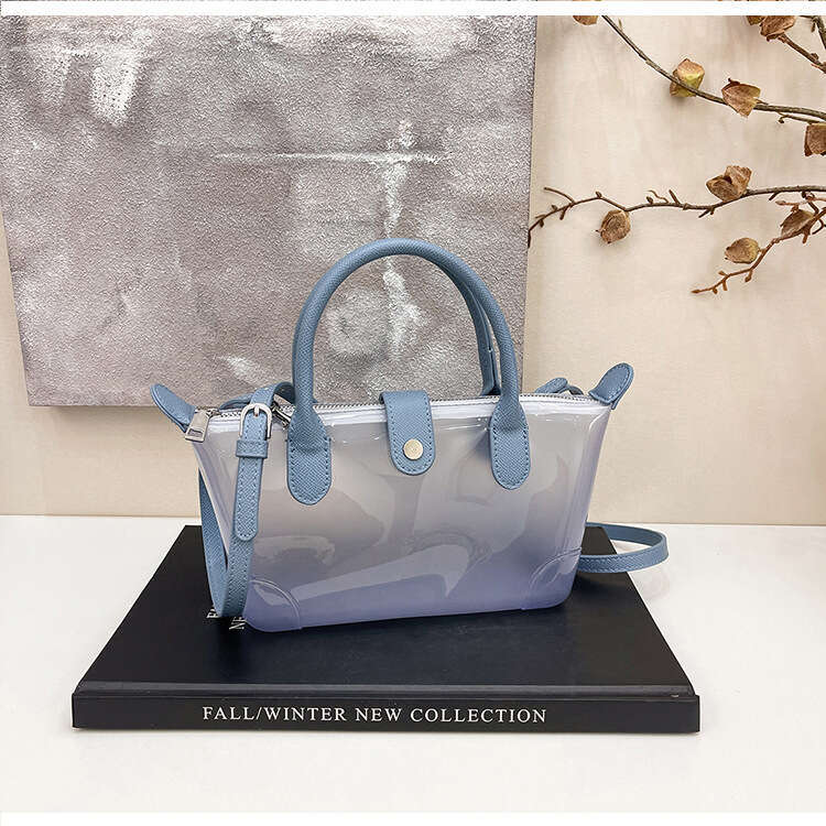 DHcollections 2025 Women's New Transparent Jelly Dumpling Trendy Fashion Handbag Casual Shoulder Crossbody Bag