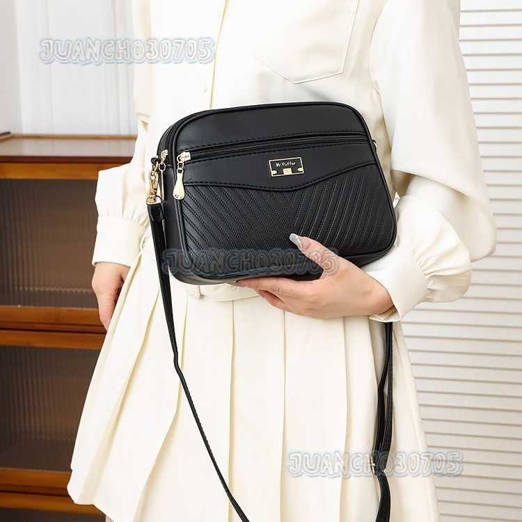 Bag 2025 New Summer Womens Crossbody Niche Underarm Bag Printed Ladies Shoulder Small Square Bag H250806