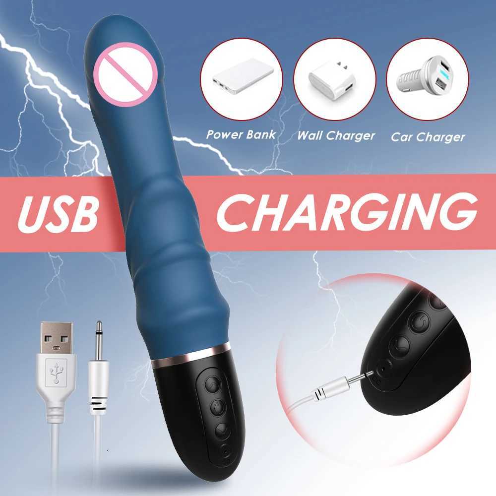 Big Dildo Vibrator for Women 10 Modes G-spot Clitoral Stimulator Powerful Vaginal Massager Female Masturbator Sex Toy for Adults XJ250806