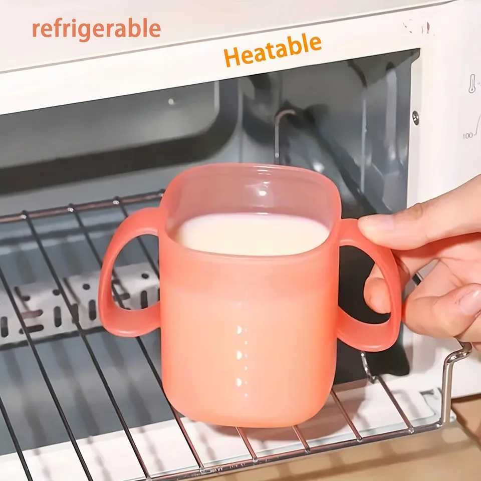 3-in-1 Straw Cup Kids Learning Cup with Lid Open Design Sippy Cup Water Bottle Learning Drinking Cup with Straw Cover and X250806