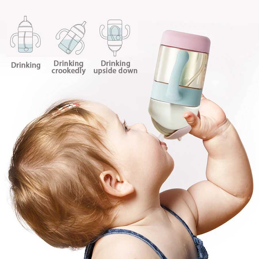 1Pc 280ml Kids Water Cup Leak-Proof With Lid Handle Thermal Insulation Anti-Scald Suitable for Children Over 1 Year Old X2508061