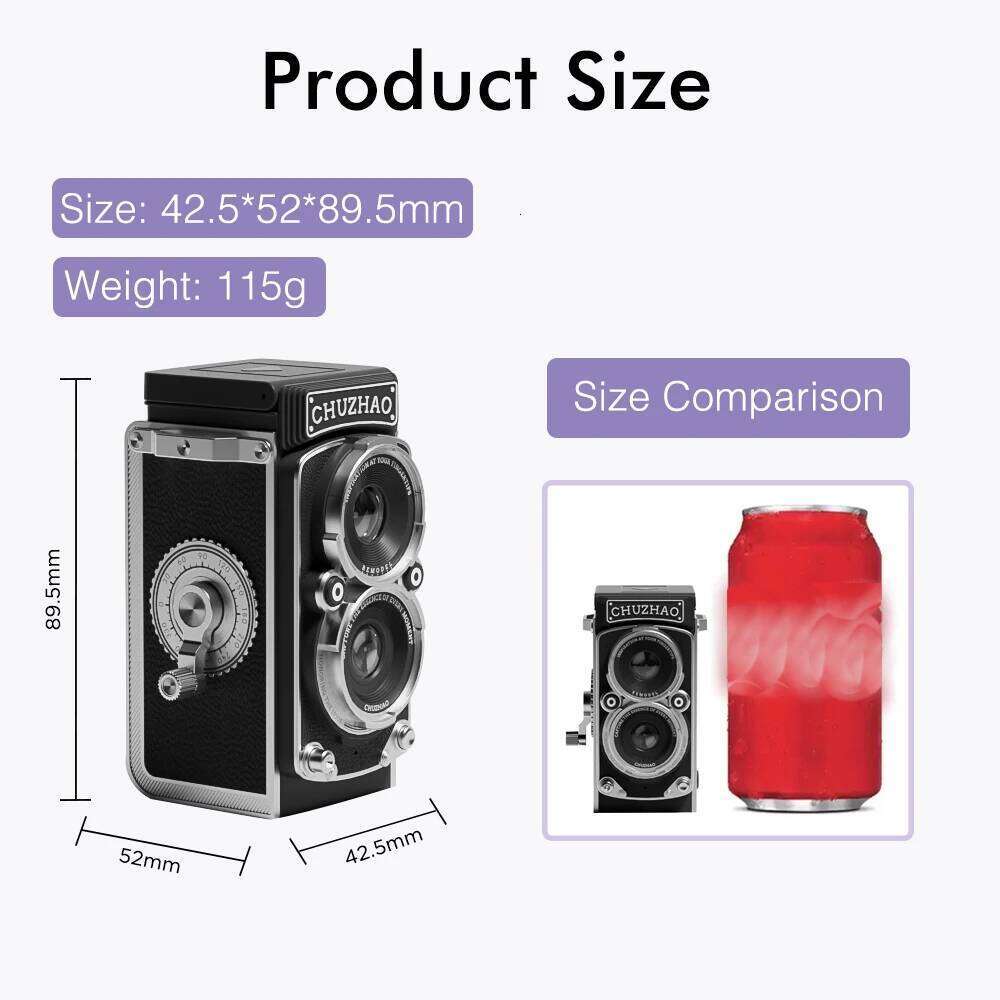 Designer Brand Mini Retro Digital Camera with Inch Screen P Video MP3 Photos Compact Retro Portable Birthday Gift