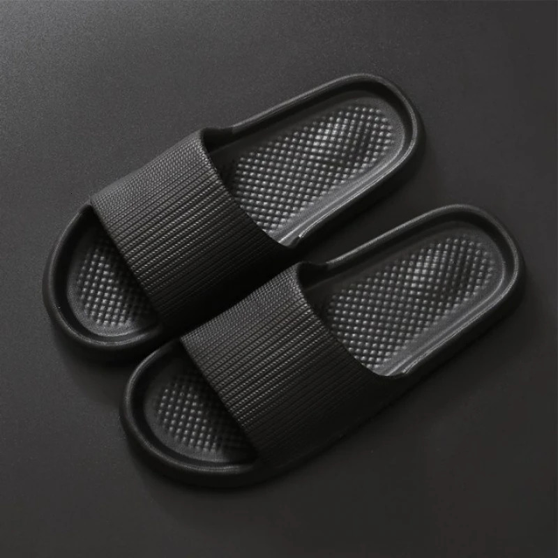 Female home Slippers indoor guest spring summer non-slip silent no smelly feet couple bathroom bath male 250731