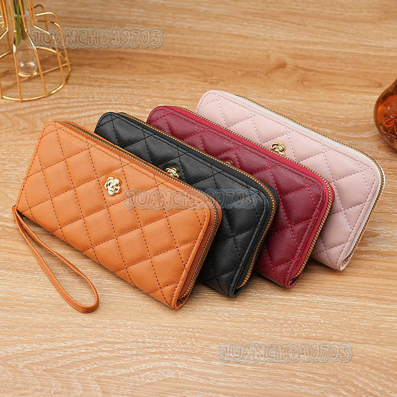 Light Luxury Small Fragrance Style Womens Wrist Bag Wallet Female Multi-card Slot Womens Mobile Phone Bag H250806
