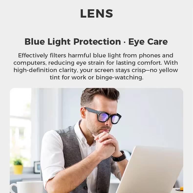 Innovative Artificial Intelligence with Camera Product Smart Bluetooth Glasses