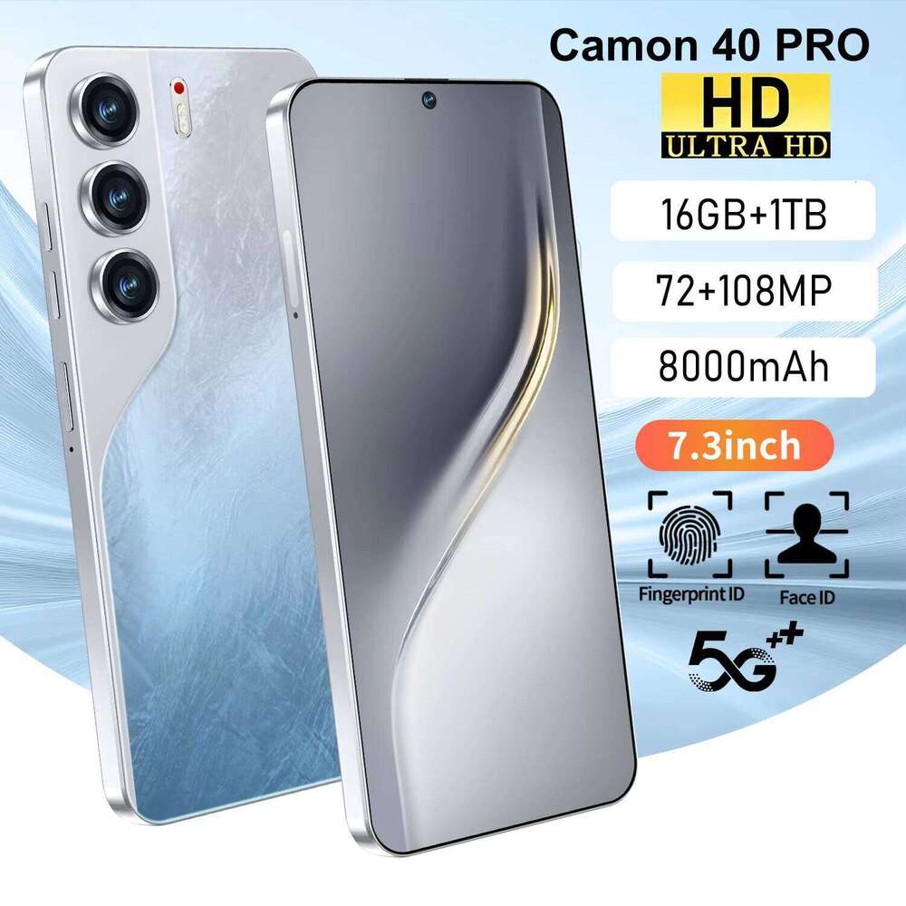 Camon 40 Pro 5G Smartphone Original Unlocked with Camera 4G 5G 6.8inch Dual SIM Phone