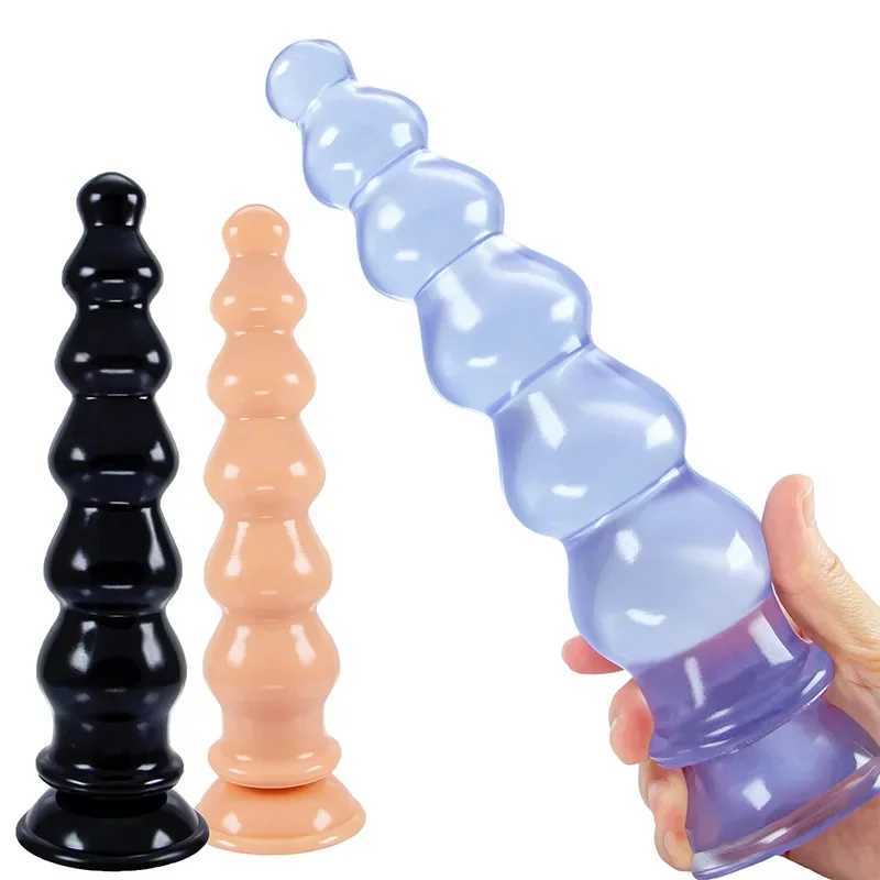 huge anal butt plug dildo beads butt plug dildo prostate massager masturbators adult toy sexy toys for gay men women sex shop XJ250806