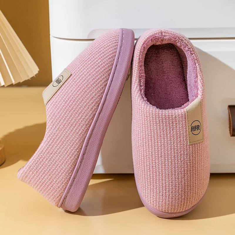 Winter Warm Shoes Woman Men Indoor Slippers Soft Plush Lovers Home Floor Slipper Anti-slip Ladies Bedroom Slides SH08212 250731