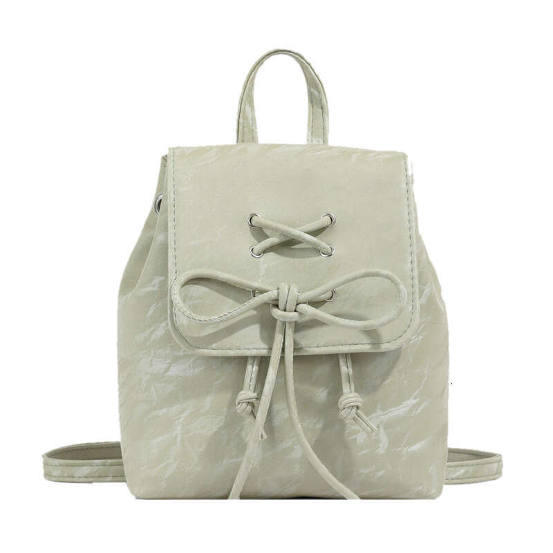 Bow tie women's Korean style backpack student school multifunctional travel bag, suitable for women's leisure outings, shopping, and dates