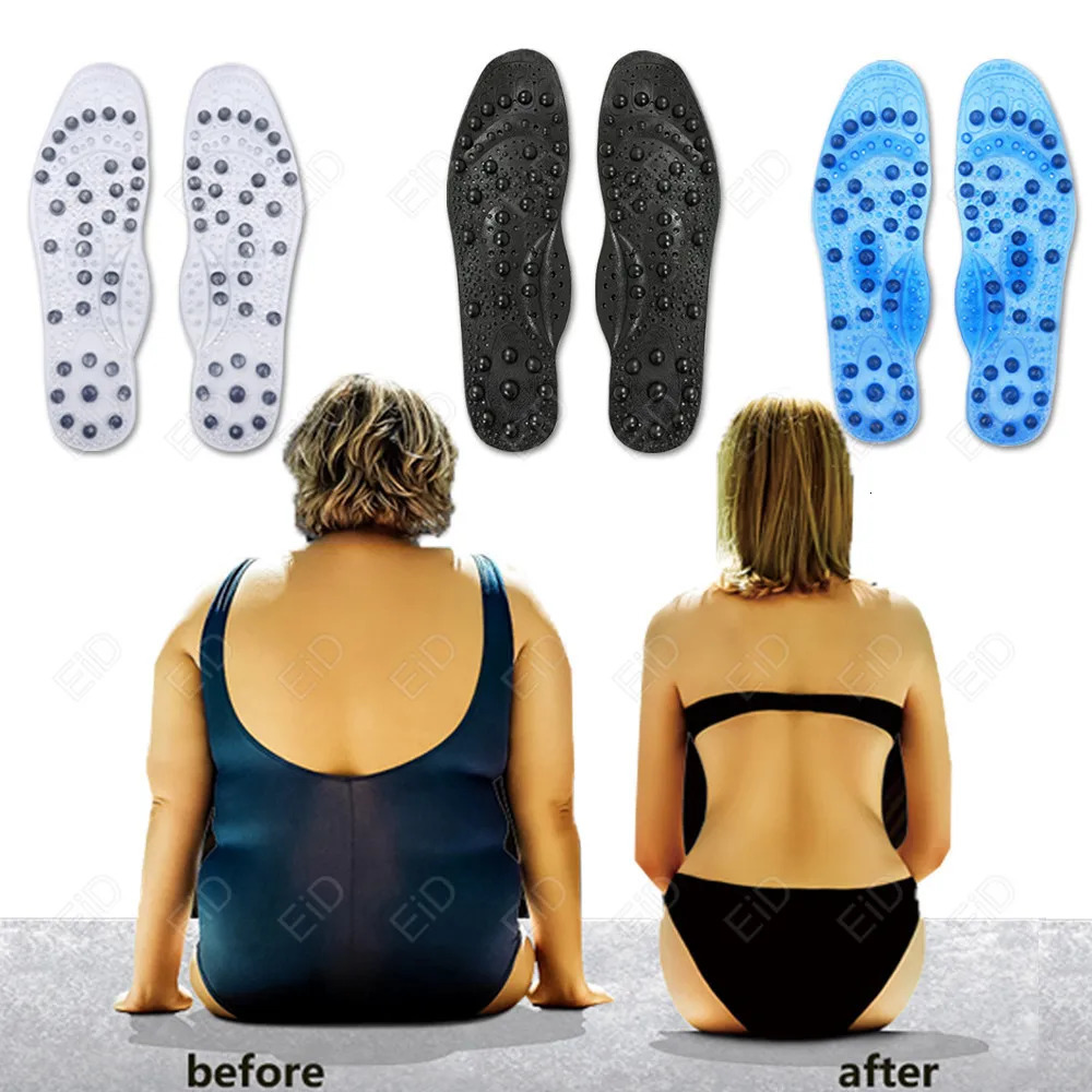 EiD Premium 68 Magnetic Massage Insoles Foot Acupressure Shoe Pads Slimming Insoles for Weight Loss Man women Unisex 250805