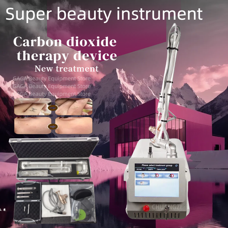 Latest Hot Selling Laser Machine for Skin Carbonization, Professional Portable Co2 4D Firming Skin