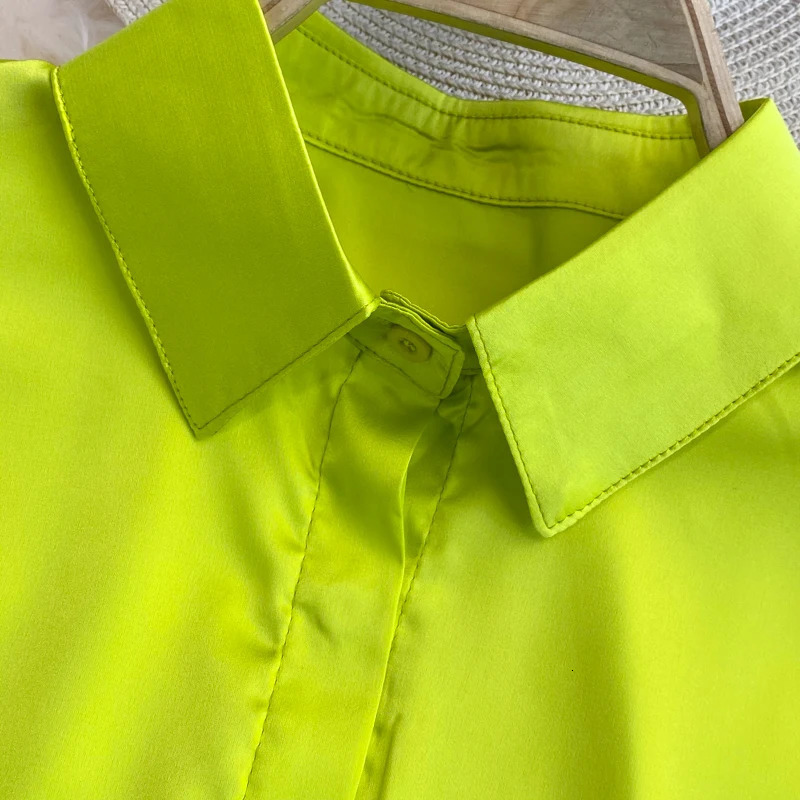 y2k tops woman blouse polo shirts satin long sleeve women blusas female shirt harajuku sexy pleated tee 250806