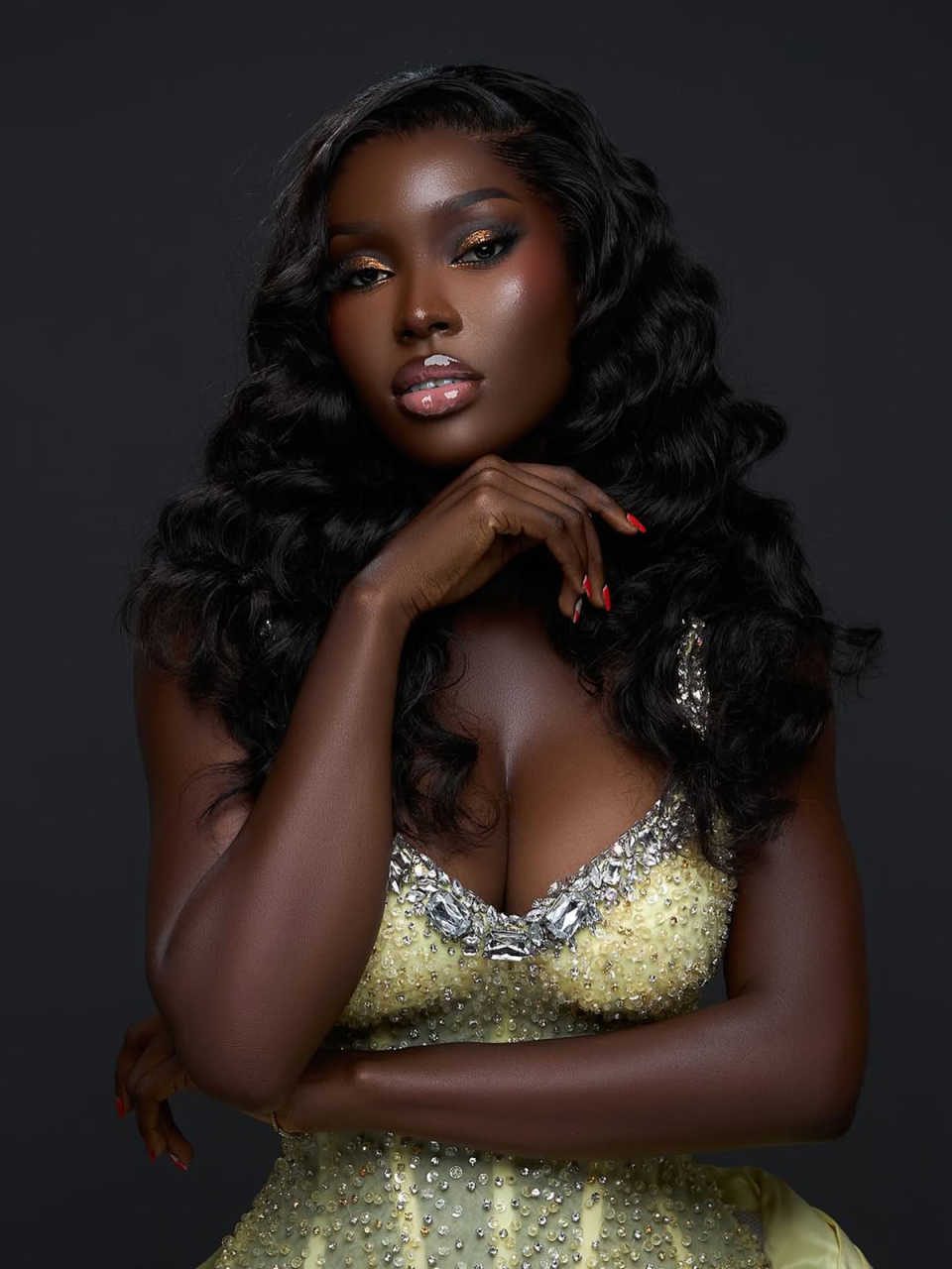 Luxury Customized Mermaid Evening Dresses Sweetheart Neck Lace Up Crystal Sequins Prom Gowns Birthday Party Dresses