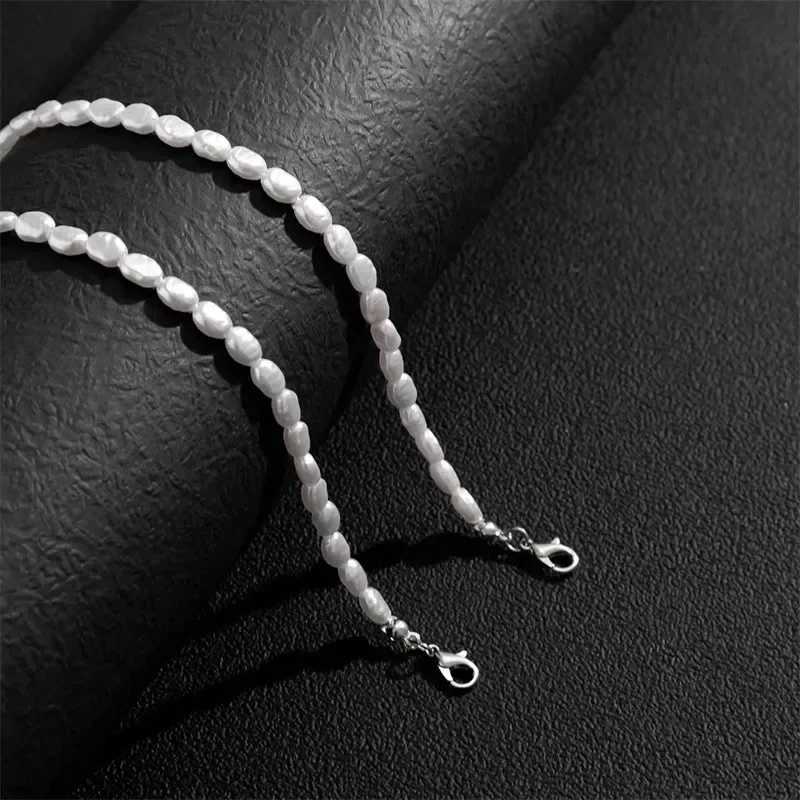 New Fashion Simple Faux Pearl Choker Necklace for Women Vintage Elegant Beaded Temperament Necklace Wedding Party Jewelry Gifts Y250805