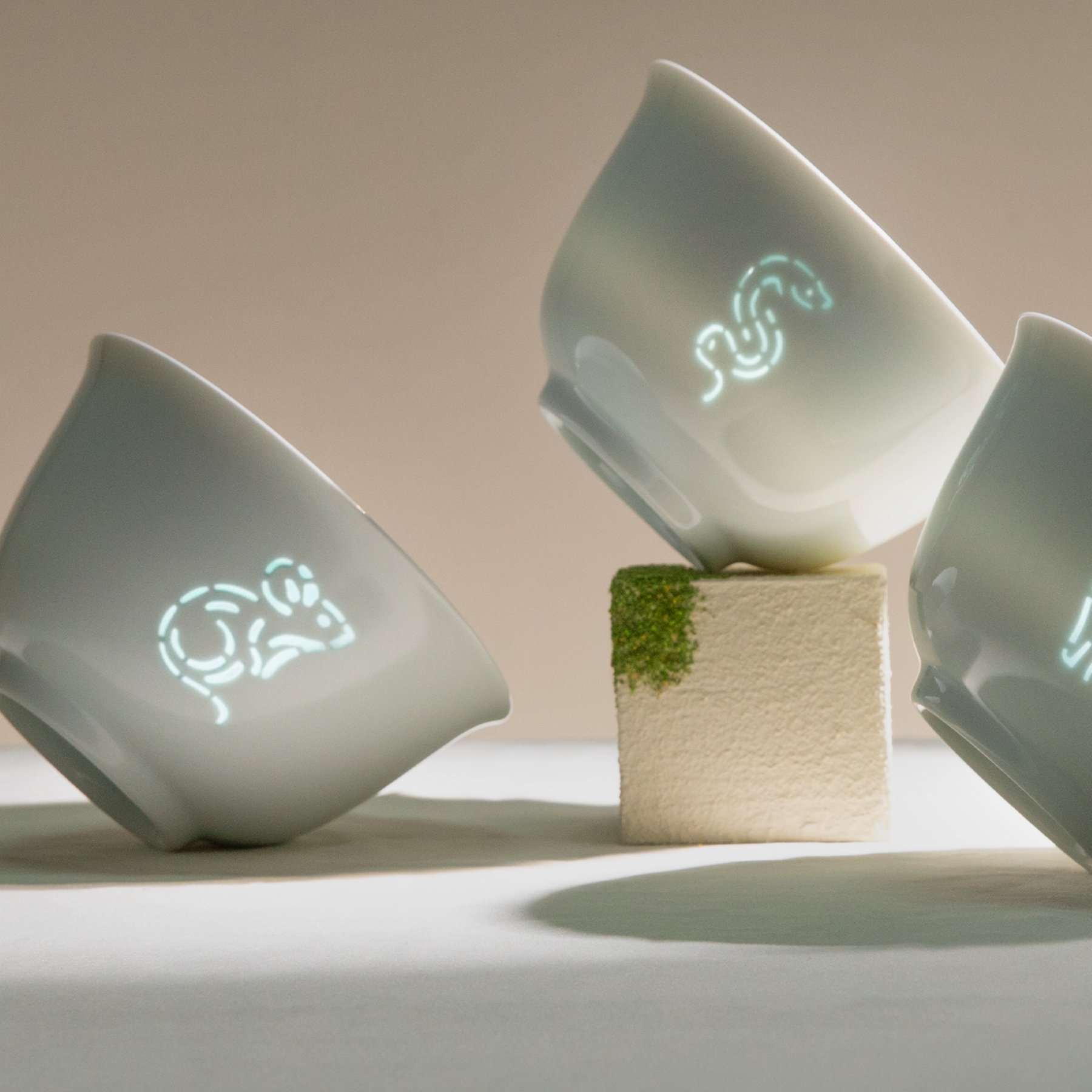 Chinese Zodiac Porcelain Soup/Cereal Bowl 15.5cm (6.1in) Collection: made of bluish-white pierced porcelain engraved zodiac motifs. Message remarked t