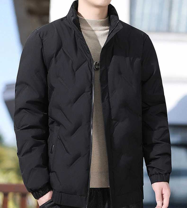 2025 New Mens Stand Up Down Winter Warm Diamond Quilted Coat Multi Color Business and Leisure Down Jacket for Men W250806