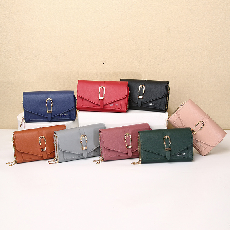 New Style for Women, Single Shoulder Crossbody Small Bag, Cover Head Magnetic Clasp, Multi-Compartment, High-Quality Texture Mini Phone Bag