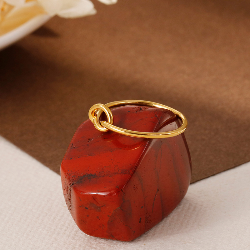 A Small Fashion Creative Design Sense of Stainless Steel Love Knot Simple Multi-match Ring for Women Designer Jewelry Wholesales Drop ship