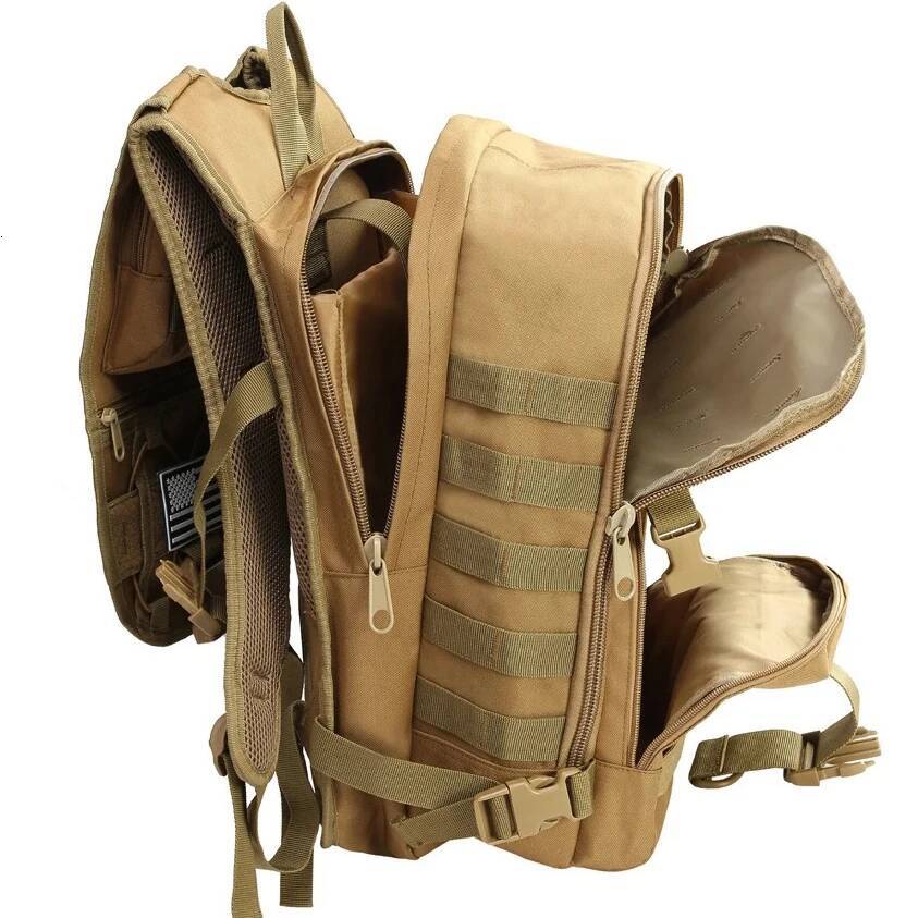35L Large Capacity Men's Tactical Backpacks Survival Hiking Outdoor Computer Treeking Day Pack Casual Sports Bag high-quality