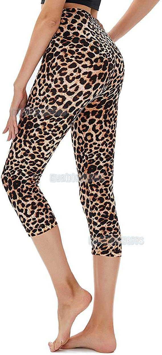 Summer Slimming Pants High Waist Printed Leggings Slim Fit Hip Lift Sports Pants Yoga Pants Womens Clothing H250806