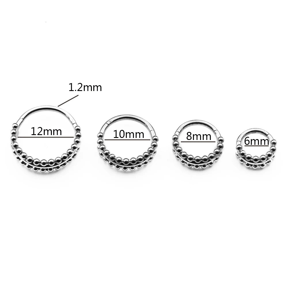 Conch Piercing Bee Earring Tragus Helix Cartilage Nose Ring 316L Stainless Steel Clicker Body Daith Piercing Jewelry For Women 250805