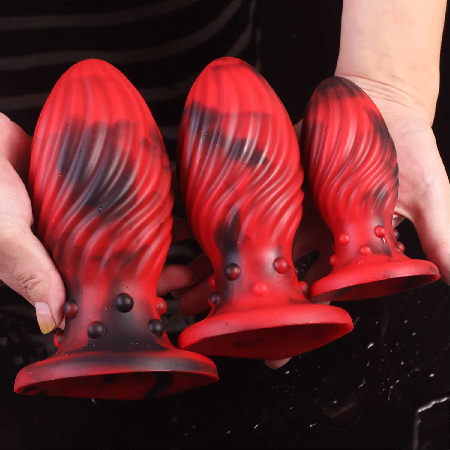 Anal Plug Dildo Huge Silicone Butt Plug Big Penis Vaginal Anal Dilator Suction Cup Prostate Massager Anal Toys for Men and Women XJ250806