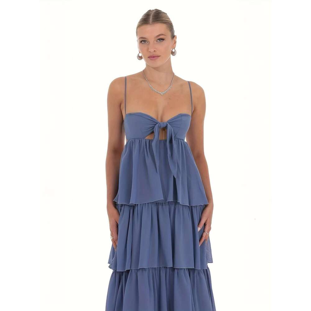 Women's Sexy Elegant Evening Backless One-Shoulder A-Line Dress, Essential for Proms, Banquets, and Nightclubs - Machine Washable High-End Party 