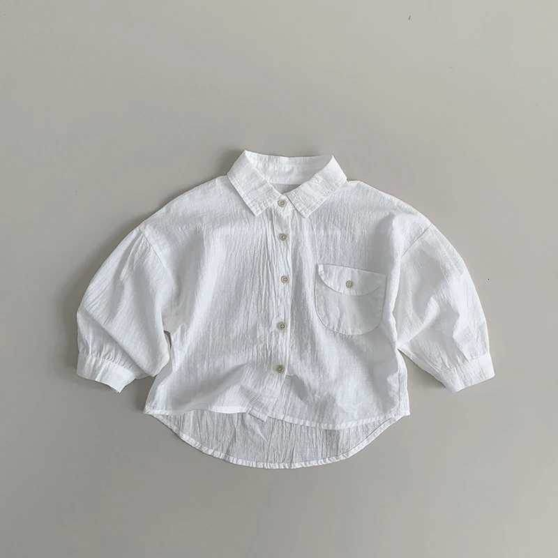 2024 Summer New Childrens Long Sleeve Shirt Super Soft Girls Boy Long Sleeve T-shirt Sun Protection Top X250806