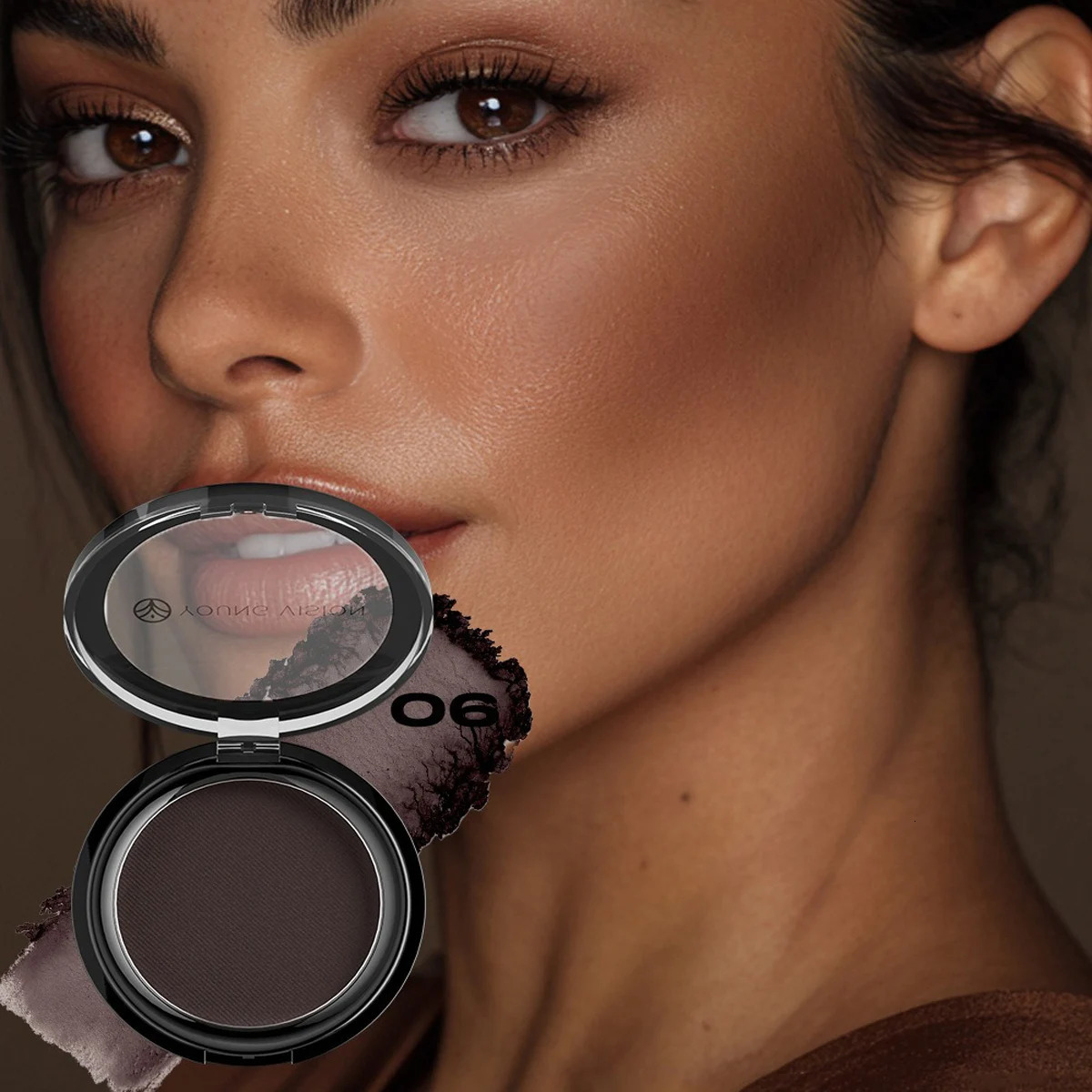 Dark Skin Bronzer Contour Palette Matte Brown Nose Shadow Cheek Profile Powder Natural Face Modify Concealer Nude Makeup Setting 250730