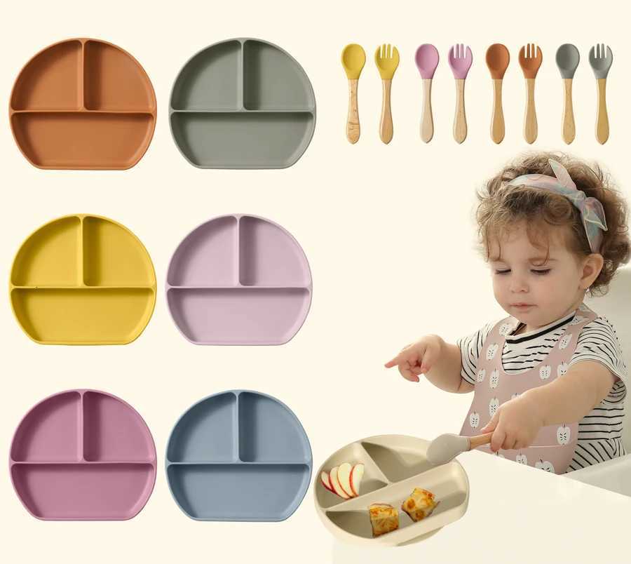 100% Food Grade Silicone Baby Items With Free Shipping Silicone Baby Cups Bowls Bibs Suction Dishes Utensils Sets X250806