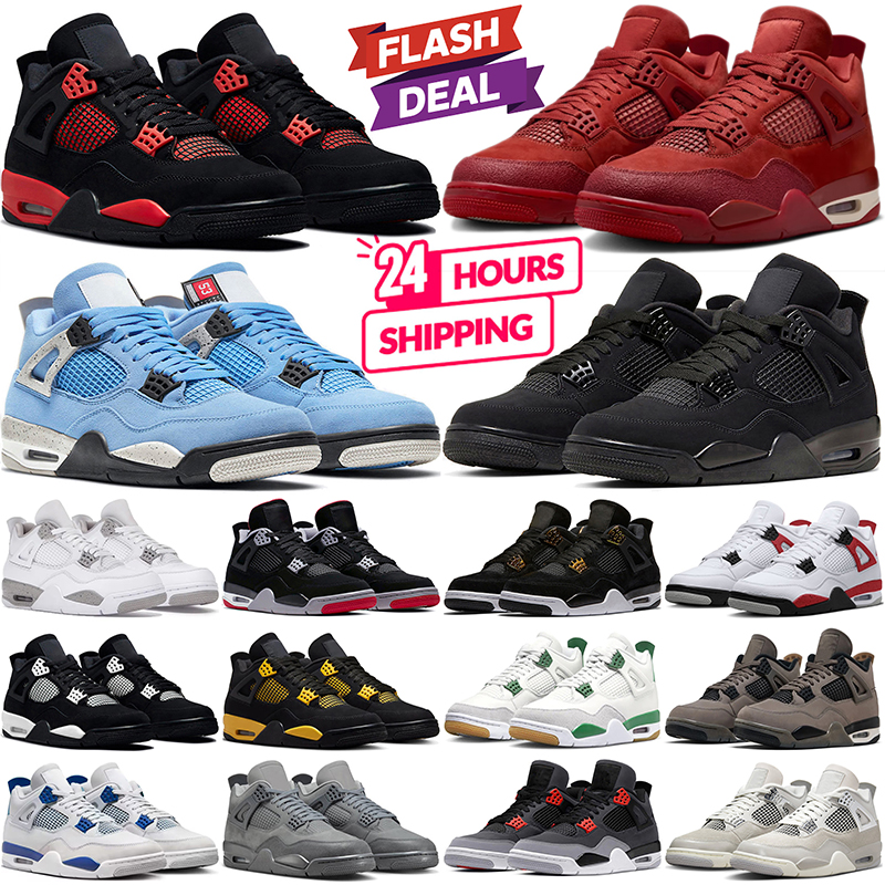 Free Shipping 4 Basketball Shoes Designer Sneakers mens trainers jump mans 4s Brick By Brick Military Black Cat Cement Grey Red Thunder Women outdoor sports sneaker