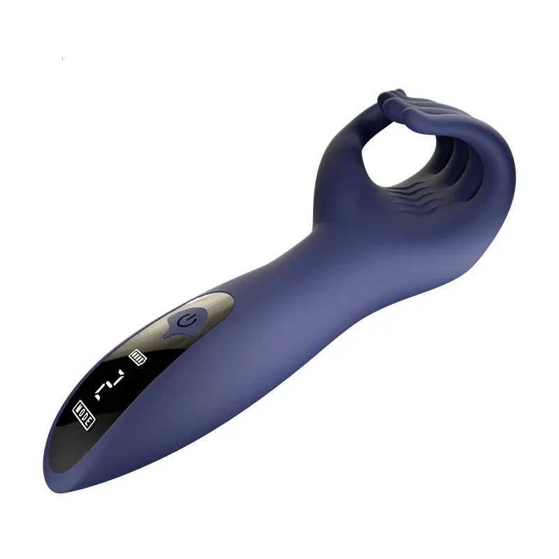 Penis Trainer Glans Vibrator Stimulator Long Lasting Penis Exercise Vibrator Male Sex Toy XJ250806