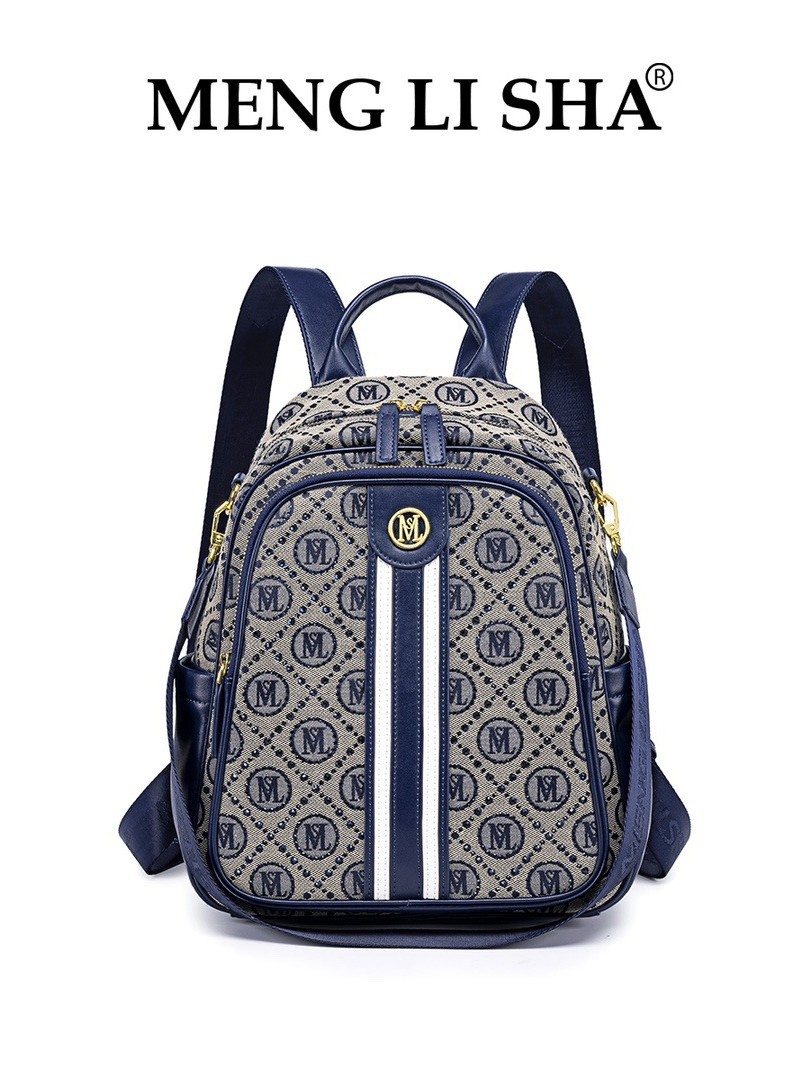 2025 MENG LI SHA New Trendy And Niche Two Shoulder Commuting Backpack With High - End Feel It's Stylish Casual Has A Large Capacity Is Designed F