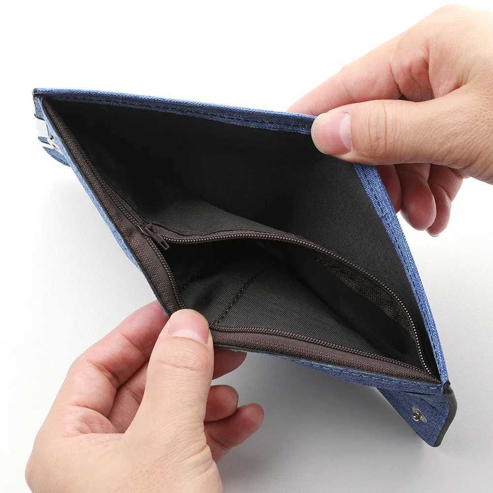 Capybara Anime Mens Wallet Cartoon Pattern Canvas Coin Wallet Men Holder Wallet XJ250806