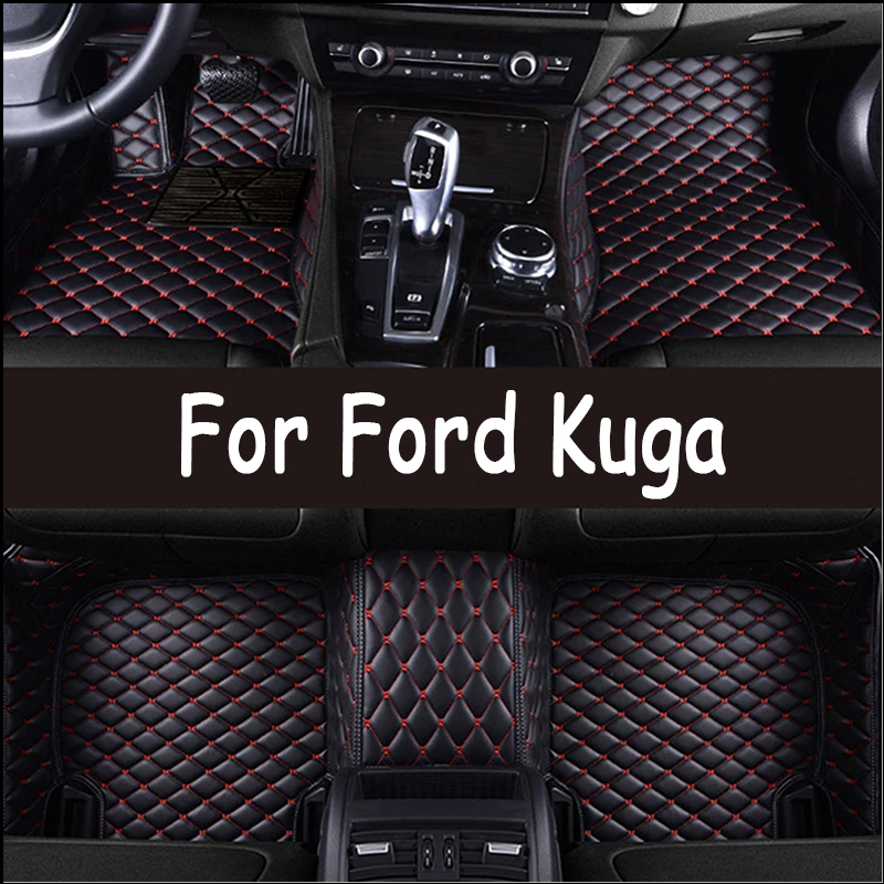 Custom Car Floor Mat for Ford Kuga 2019 to 2023 Interior Accessories Artificial Leather