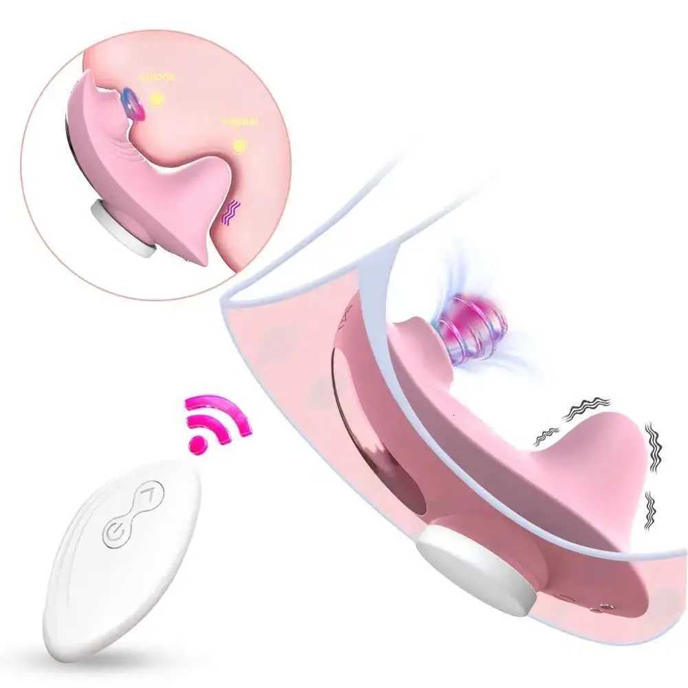 Clitoris Sucking Powerful Tongue Vibrator for Women 10 Vibration Modes Nipples Suction Stimulator Clitoral Massager Sex Toy XJ250806