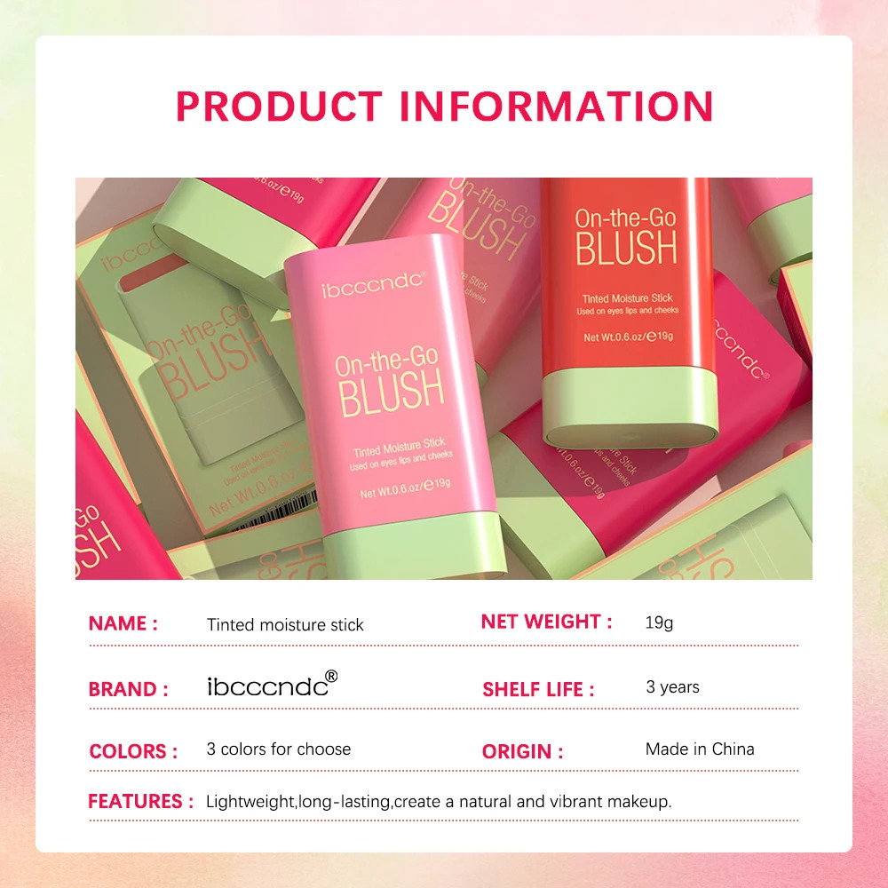 pixiBlush Cosmetic Blush Makeup Products Make Up Blusher Cosmetics Pink Blush in Bar Korean Palette Long lasting Matte Stick 250801