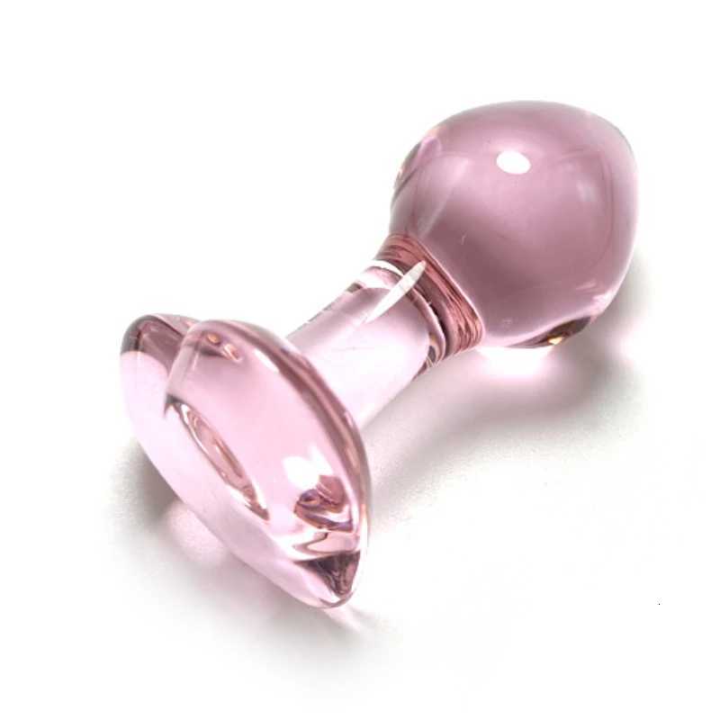Cute Heart Glass Butt Plug Sex Toy Explore Ball Bullet Ass Masturbation for Women Men Gay Stimulate Orgasmic Lesbian Anus Game XJ250806