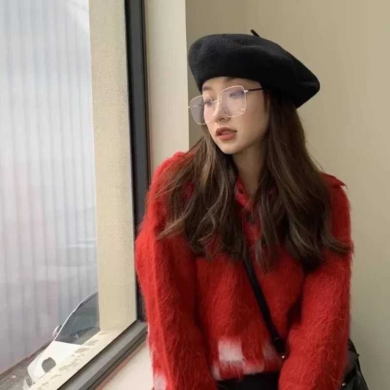 Korea Big Size Wool Berets for Women and Men Large Size Warm Artist Hats Unisex French Style Classic Winter Hat Female Retro Painter C XJ250807