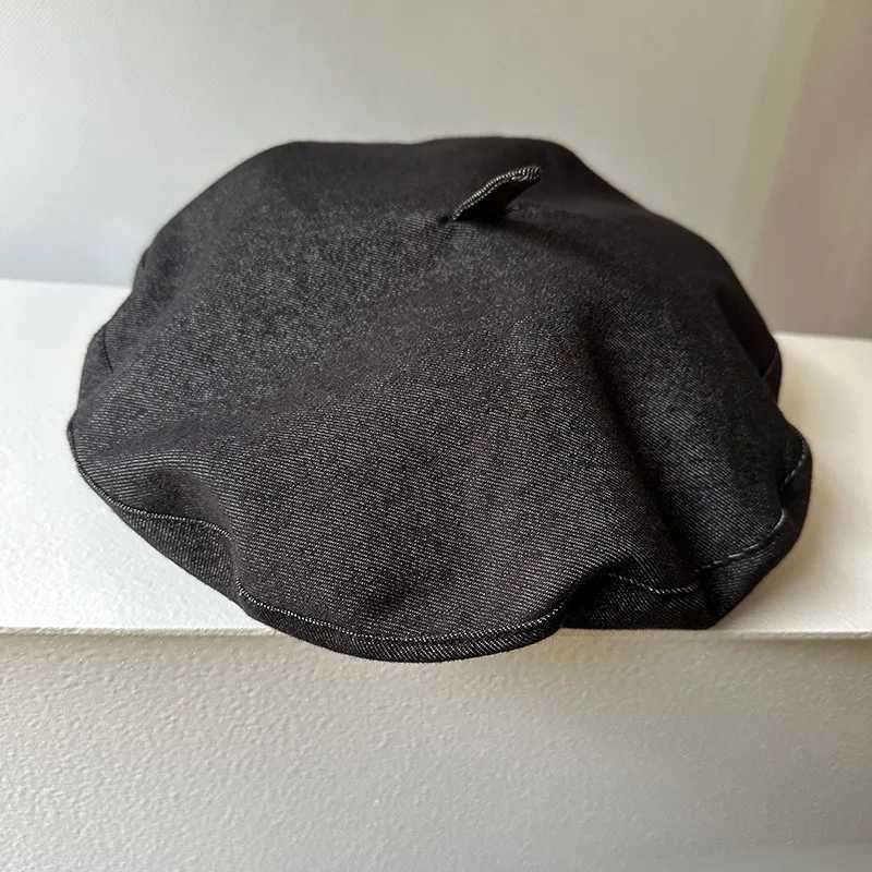 Linen Beret Spring And Summer Breathable Lightweight Fashion Versatile Casual Hat Female Literary Painter Hat XJ250807