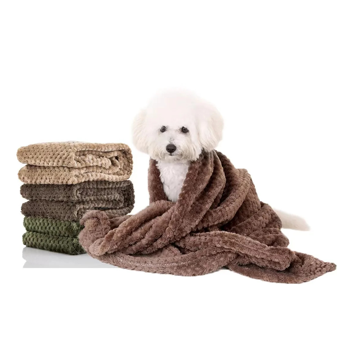 Soft Pet Blanket Spring Warm Dog Bed Blanket Cute Pet Sheets Warm Mat Comfortable Cat Dog Pad Blanket Pet Accessories 250804
