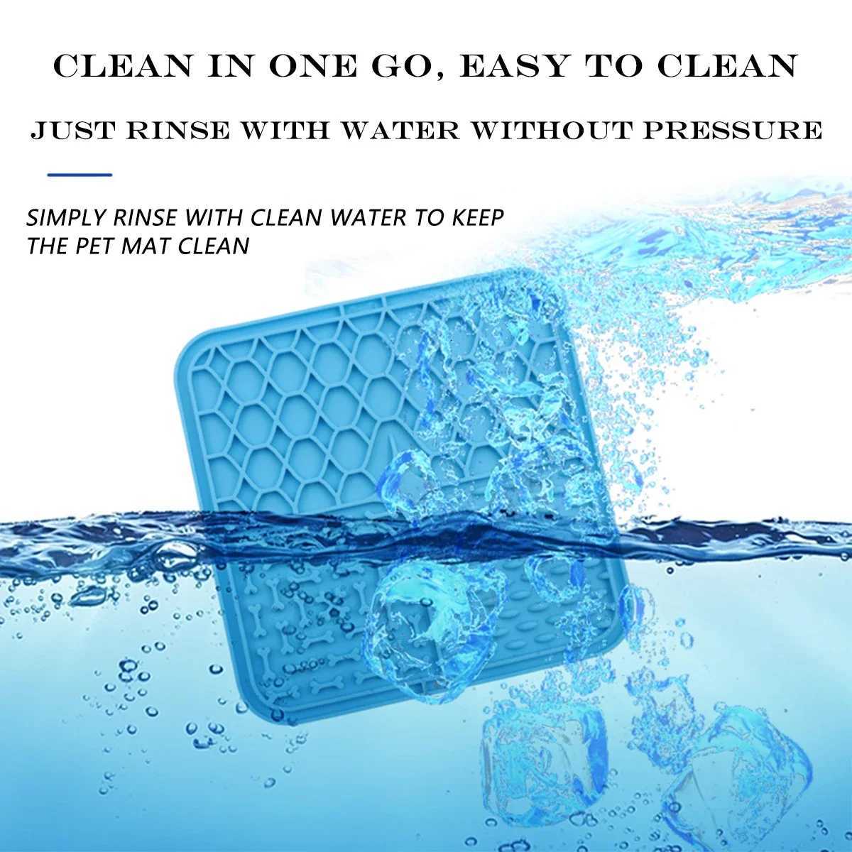 Pet Placemat Cat Slow Feeding Mat Dog Lick Mats Silicone Pets Eating Slowly Food Pad Cats Dogs Feeding Supplies Y250806